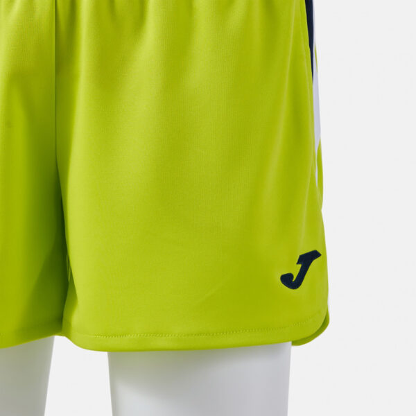 Pantaloni scurti tenis dama Joma Terra, Verde Lime / Bleumarin - imagine 4