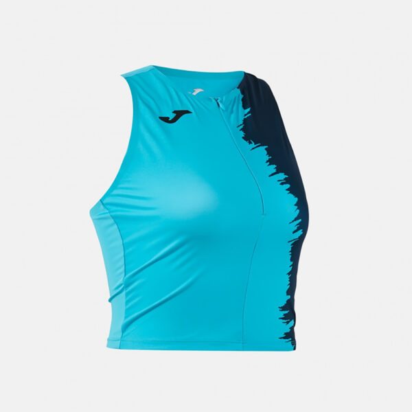 Top alergare Joma Picasho, Turcoaz Fluo / Bleumarin - imagine 2