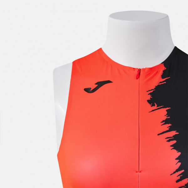 Top alergare Joma Picasho, Coral Fluo / Negru - imagine 4