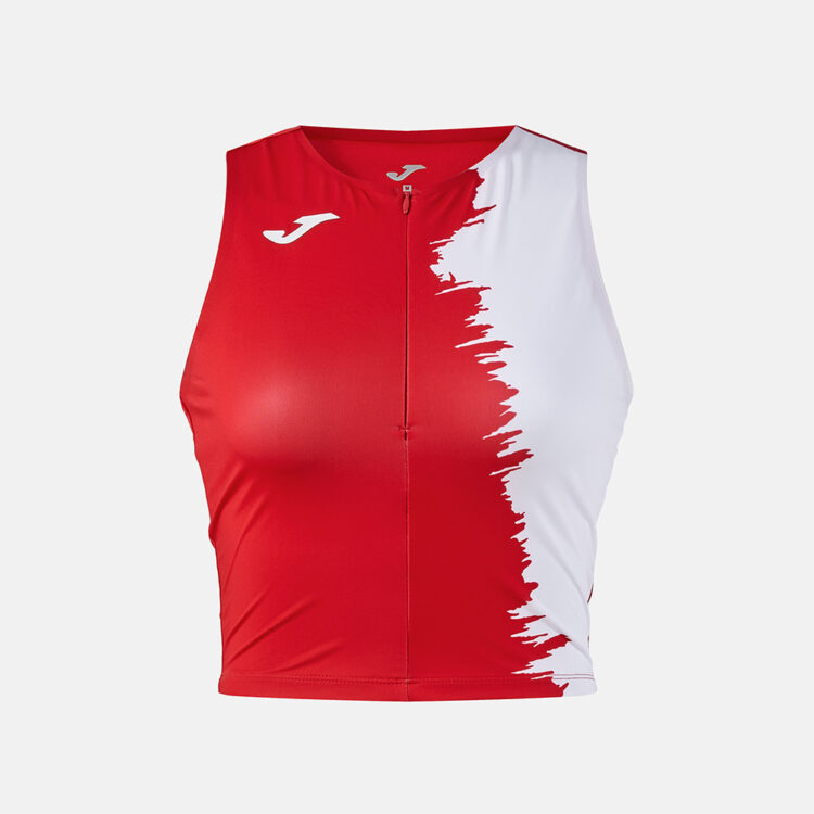 Top alergare Joma Picasho, Rosu / Alb