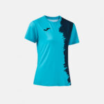 Tricou sport dama Joma Picasho, Turcoaz Fluo / Bleumarin - imagine 2