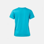 Tricou sport dama Joma Picasho, Turcoaz Fluo / Bleumarin - imagine 3