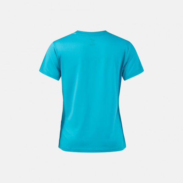 Tricou sport dama Joma Picasho, Turcoaz Fluo / Bleumarin - imagine 3
