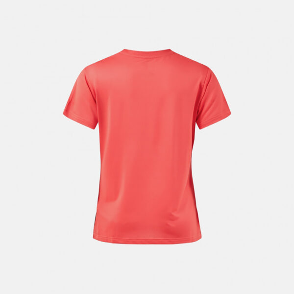 Tricou sport dama Joma Picasho, Coral Fluo / Negru - imagine 3