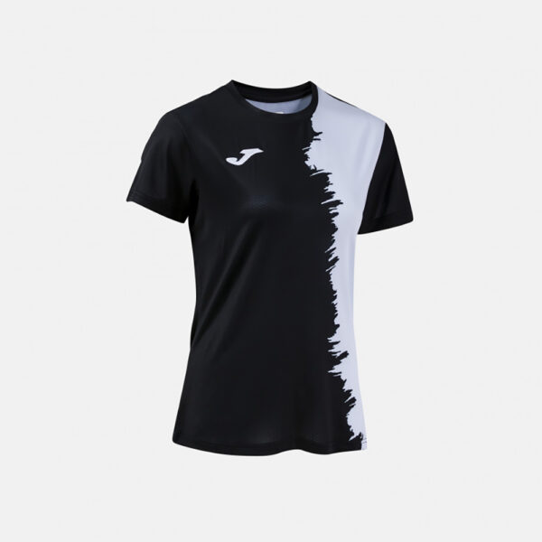 Tricou sport dama Joma Picasho, Negru / Alb - imagine 2