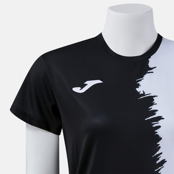 Tricou sport dama Joma Picasho, Negru / Alb - imagine 4