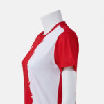 Tricou sport dama Joma Picasho, Rosu / Alb - imagine 5