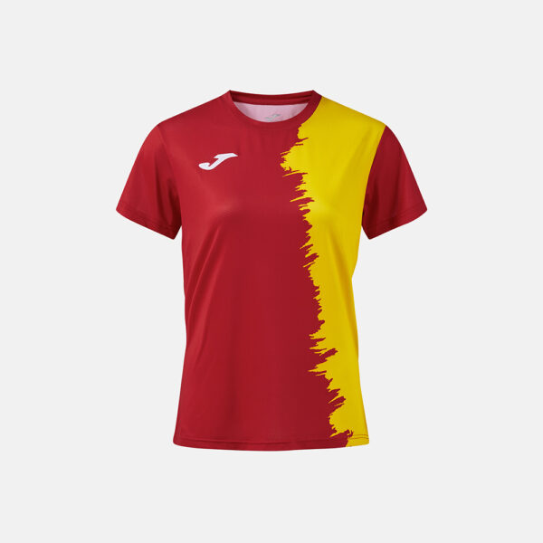 903126.609 Tricou sport dama Joma Picasho, Rosu / Galben - imagine 1