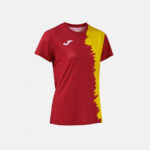 Tricou sport dama Joma Picasho, Rosu / Galben - imagine 2