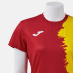 Tricou sport dama Joma Picasho, Rosu / Galben - imagine 4