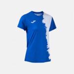 Tricou sport dama Joma Picasho, Albastru Royal / Alb - imagine 2