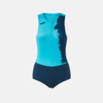 Set echipament atletism dama Joma Picasho, Turcoaz Fluo / Bleumarin
