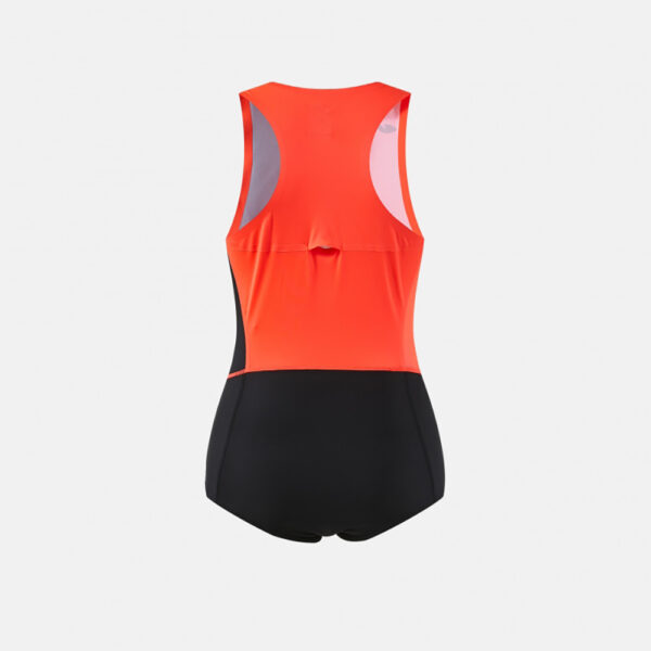 Set echipament atletism dama Joma Picasho, Coral Fluo / Negru - imagine 3