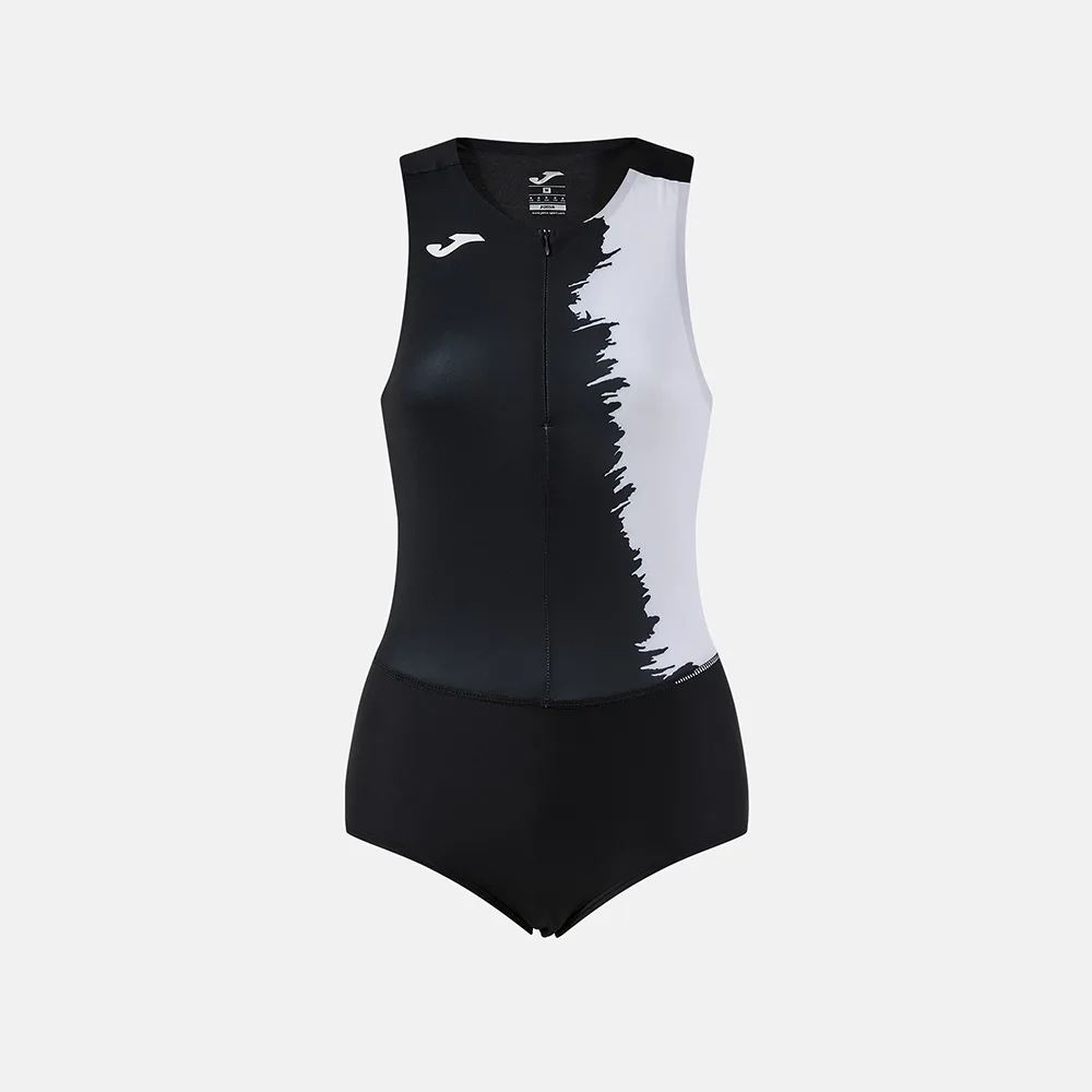 Set echipament atletism dama Joma Picasho, Negru / Alb - imagine 1