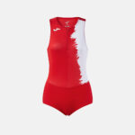 Set echipament atletism dama Joma Picasho, Rosu / Alb