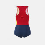 Set echipament atletism dama Joma Picasho, Rosu / Galben - imagine 3