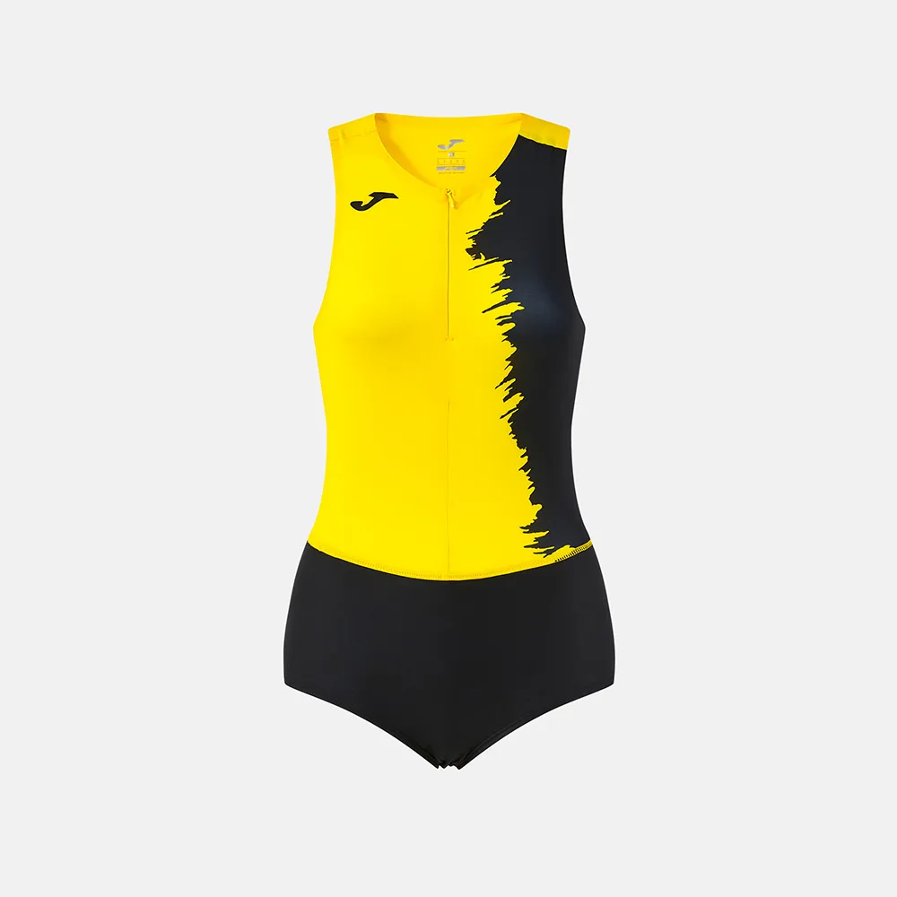 Set echipament atletism dama Joma Picasho, Galben / Negru - imagine 1