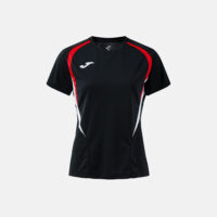 Tricou sport dama Joma Championship 20, Negru / Rosu