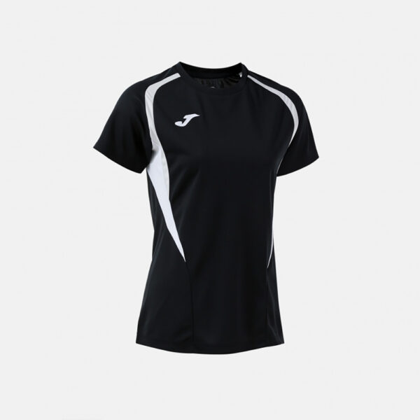 Tricou sport dama Joma Championship 20, Negru / Gri deschis - imagine 2