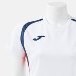 Tricou sport dama Joma Championship 20, Alb / Rosu - imagine 4