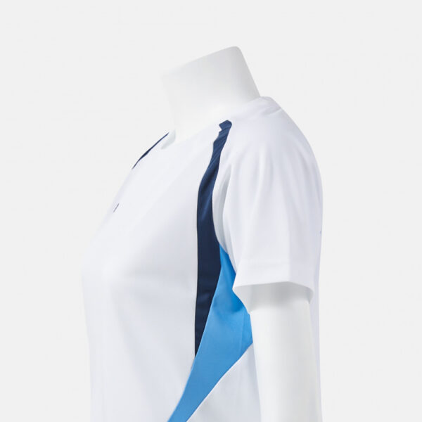 Tricou sport dama Joma Championship 20, Alb / Albastru sky - imagine 5