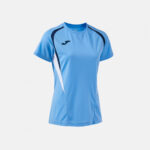Tricou sport dama Joma Championship 20, Albastru sky / Bleumarin - imagine 2