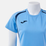 Tricou sport dama Joma Championship 20, Albastru sky / Bleumarin - imagine 4