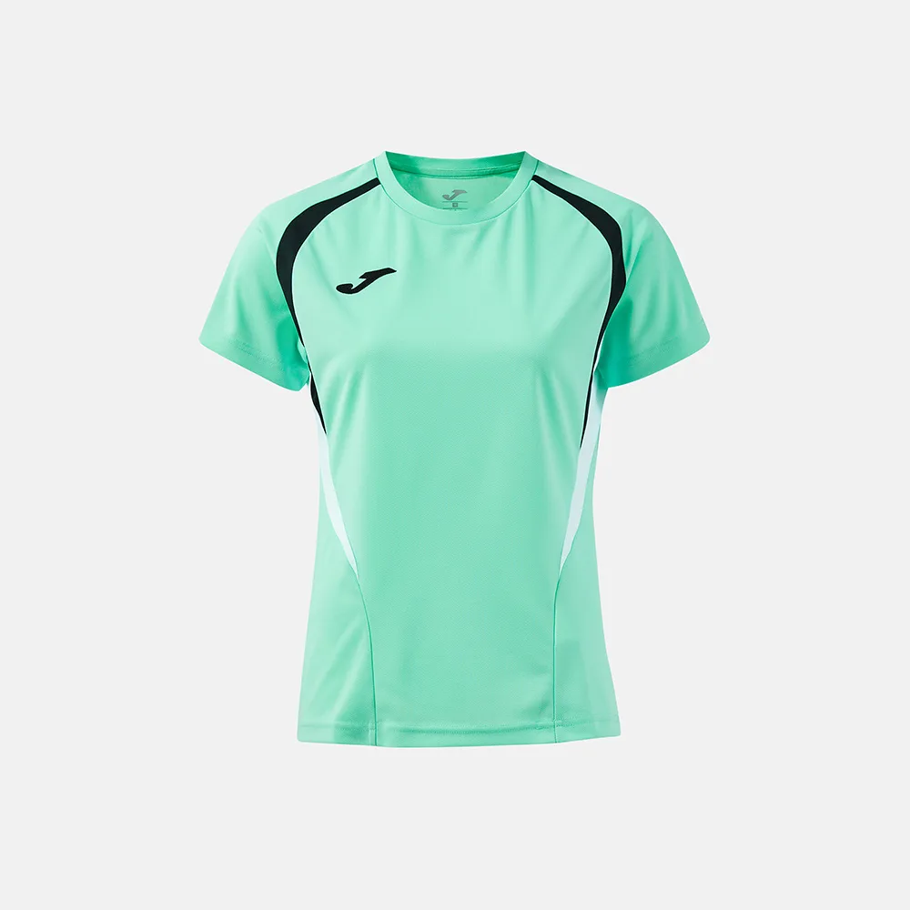 Tricou sport dama Joma Championship 20, Verde deschis / Negru - imagine 1