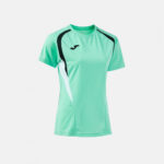 Tricou sport dama Joma Championship 20, Verde deschis / Negru - imagine 2