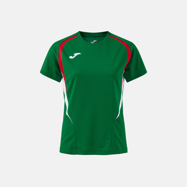 903195.456 Tricou sport dama Joma Championship 20, Verde / Rosu - imagine 1