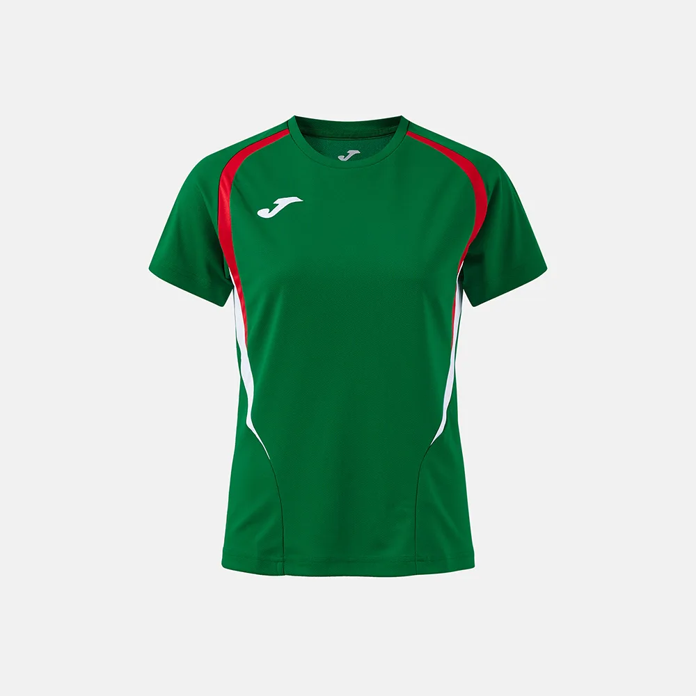 Tricou sport dama Joma Championship 20, Verde / Rosu - imagine 1