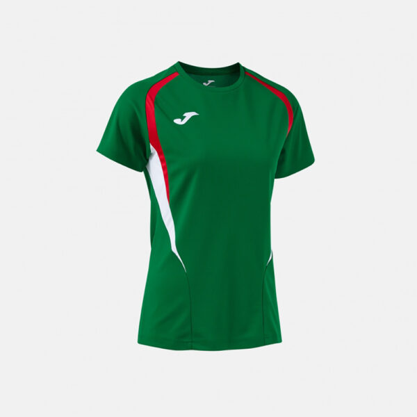Tricou sport dama Joma Championship 20, Verde / Rosu - imagine 2