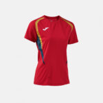 Tricou sport dama Joma Championship 20, Rosu / Bleumarin - imagine 2
