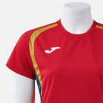 Tricou sport dama Joma Championship 20, Rosu / Bleumarin - imagine 4