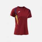 Tricou sport dama Joma Championship 20, Rosu inchis / Bleumarin - imagine 2