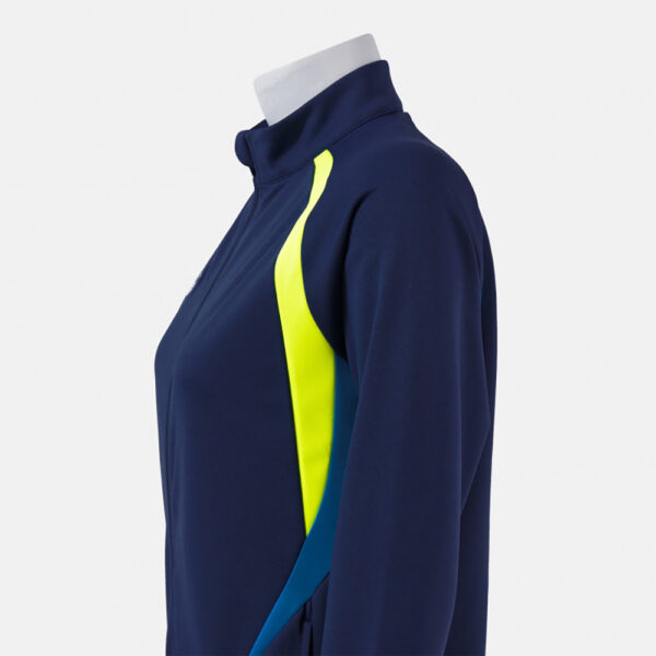 Bluza trening dama Joma Championship 20, Bleumarin / Galben Fluo - imagine 5