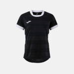 Tricou sport dama Joma Toletum VII, Negru / Alb