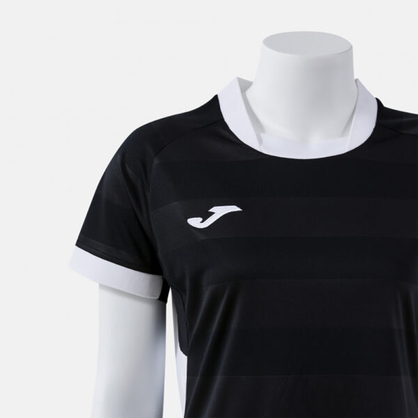 Tricou sport dama Joma Toletum VII, Negru / Alb - imagine 4