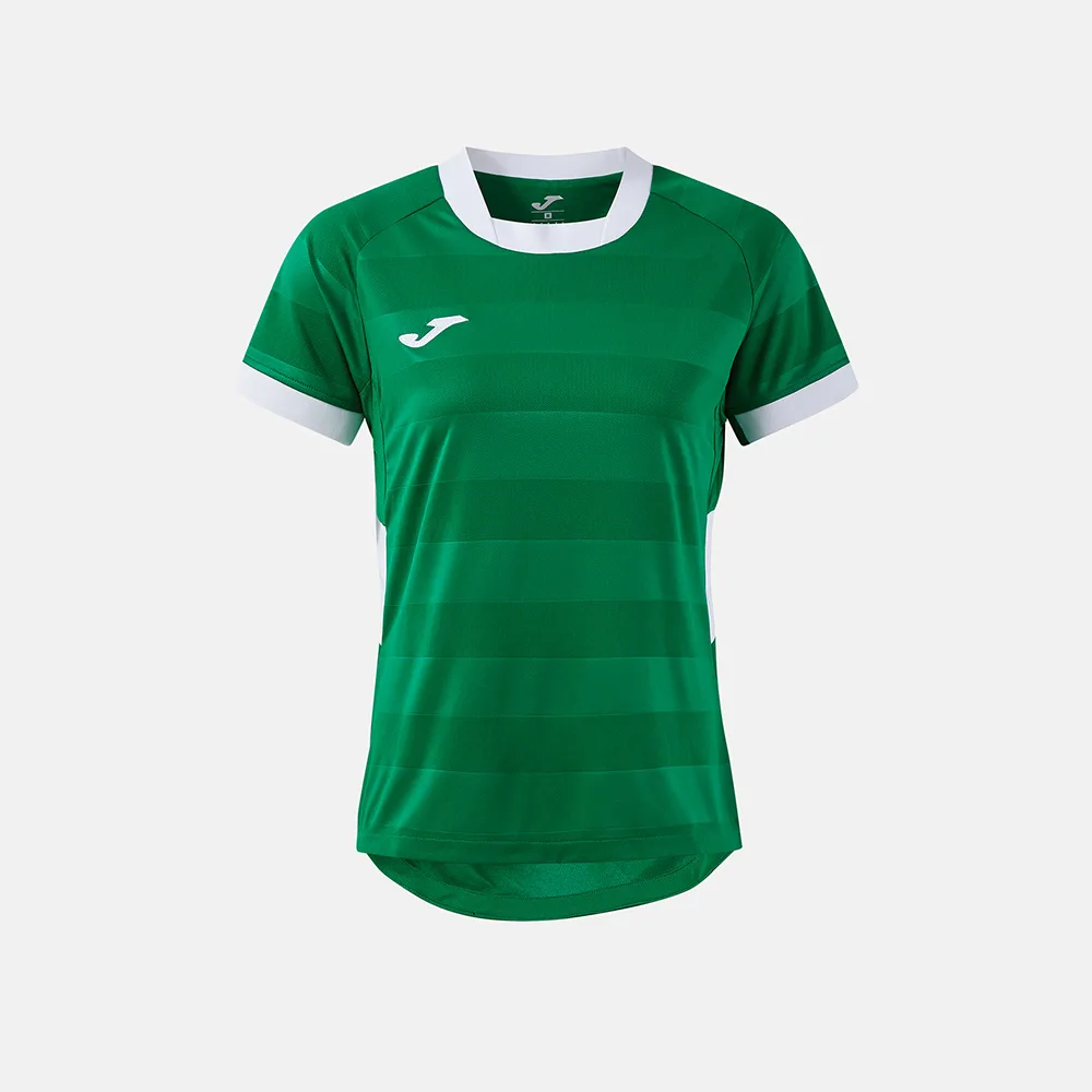 Tricou sport dama Joma Toletum VII, Verde / Alb - imagine 1
