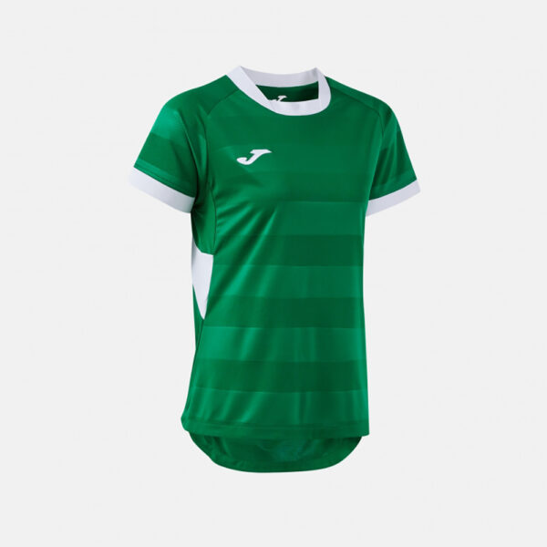 Tricou sport dama Joma Toletum VII, Verde / Alb - imagine 2