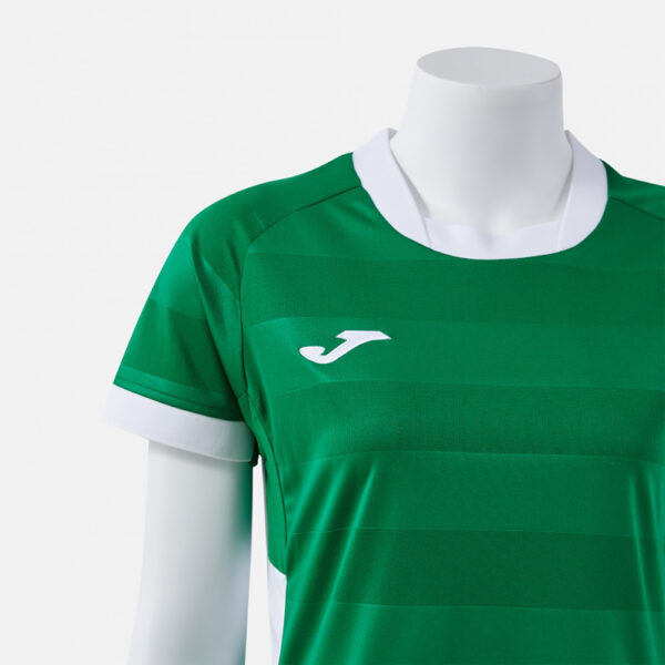 Tricou sport dama Joma Toletum VII, Verde / Alb - imagine 4