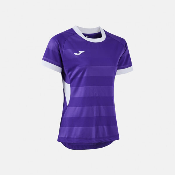 Tricou sport dama Joma Toletum VII, Mov / Alb - imagine 2