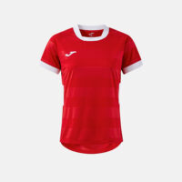 Tricou sport dama Joma Toletum VII, Rosu / Alb