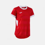 Tricou sport dama Joma Toletum VII, Rosu / Alb - imagine 2