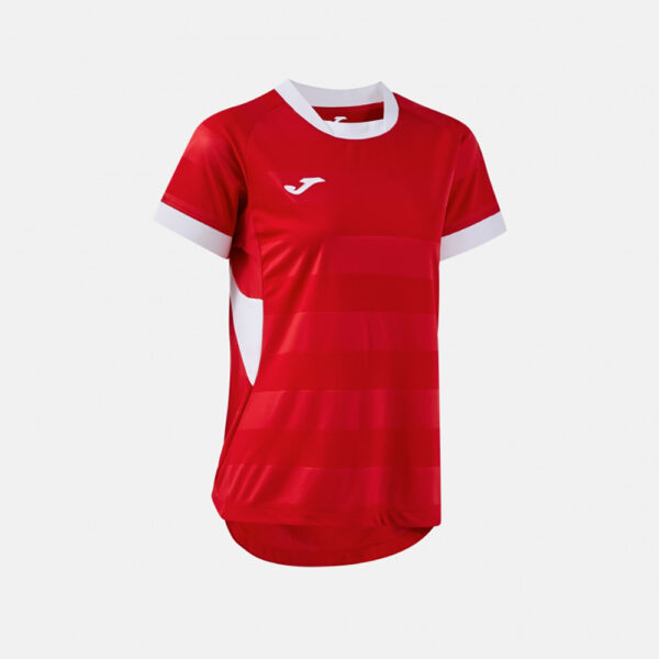 Tricou sport dama Joma Toletum VII, Rosu / Alb - imagine 2