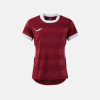 Tricou sport dama Joma Toletum VII, Visiniu / Alb