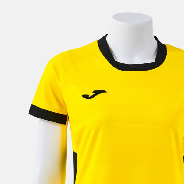 Tricou sport dama Joma Toletum VII, Galben / Negru - imagine 4
