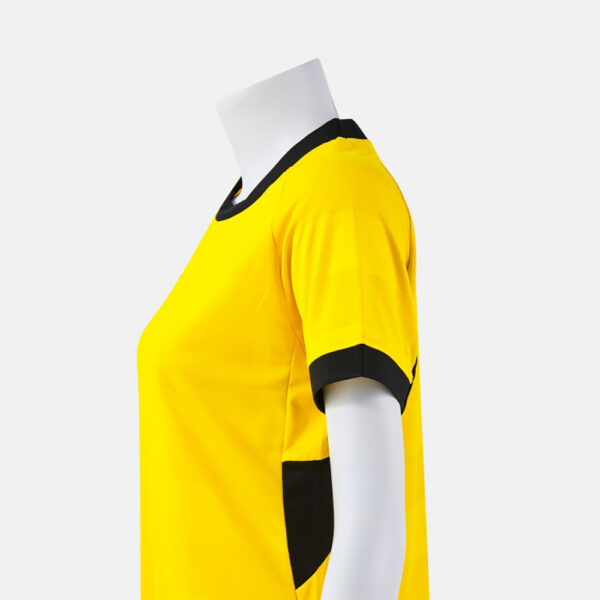 Tricou sport dama Joma Toletum VII, Galben / Negru - imagine 5