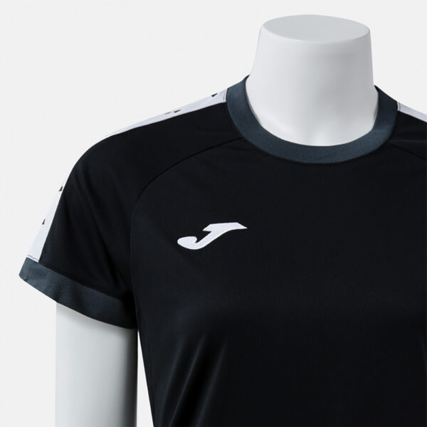 Tricou sport dama Joma Heroic, Negru / Gri inchis - imagine 4