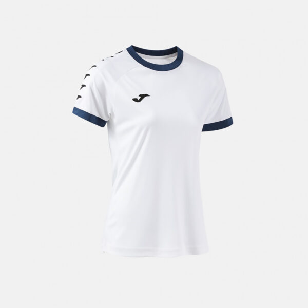 Tricou sport dama Joma Heroic, Alb / Bleumarin - imagine 2